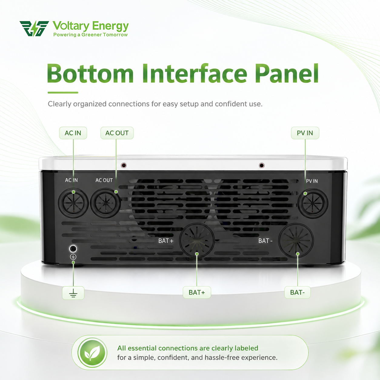 High Quality Solar MPPT Hybrid Inverter 3.6KW/6.2KW 24VDC to 220-240VAC Grid PV Inverter Single Output