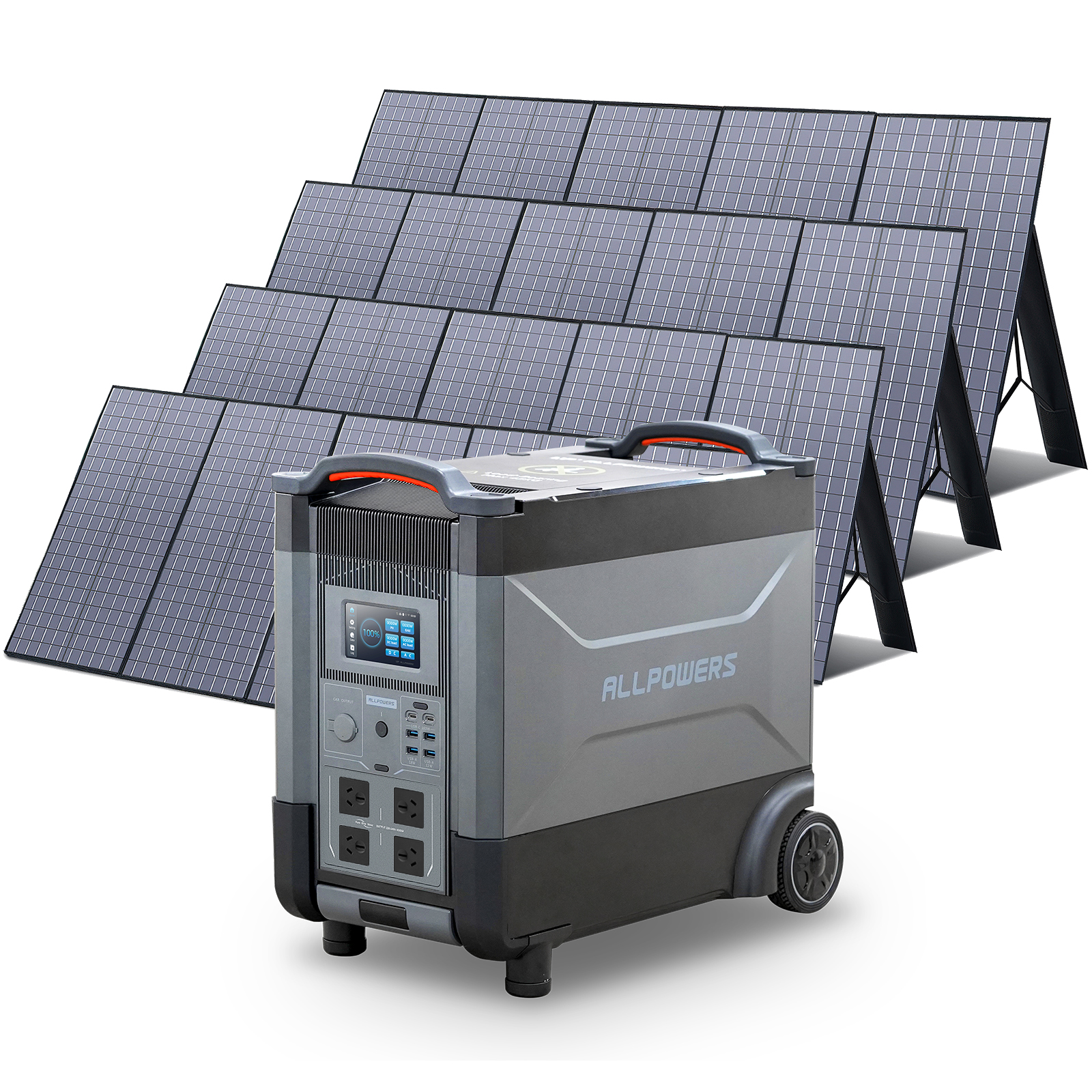 ALLPOWERS Solar Battery Power Generator Off Grid 4KW 5KW 10KW 20KW Home Energy Storage System