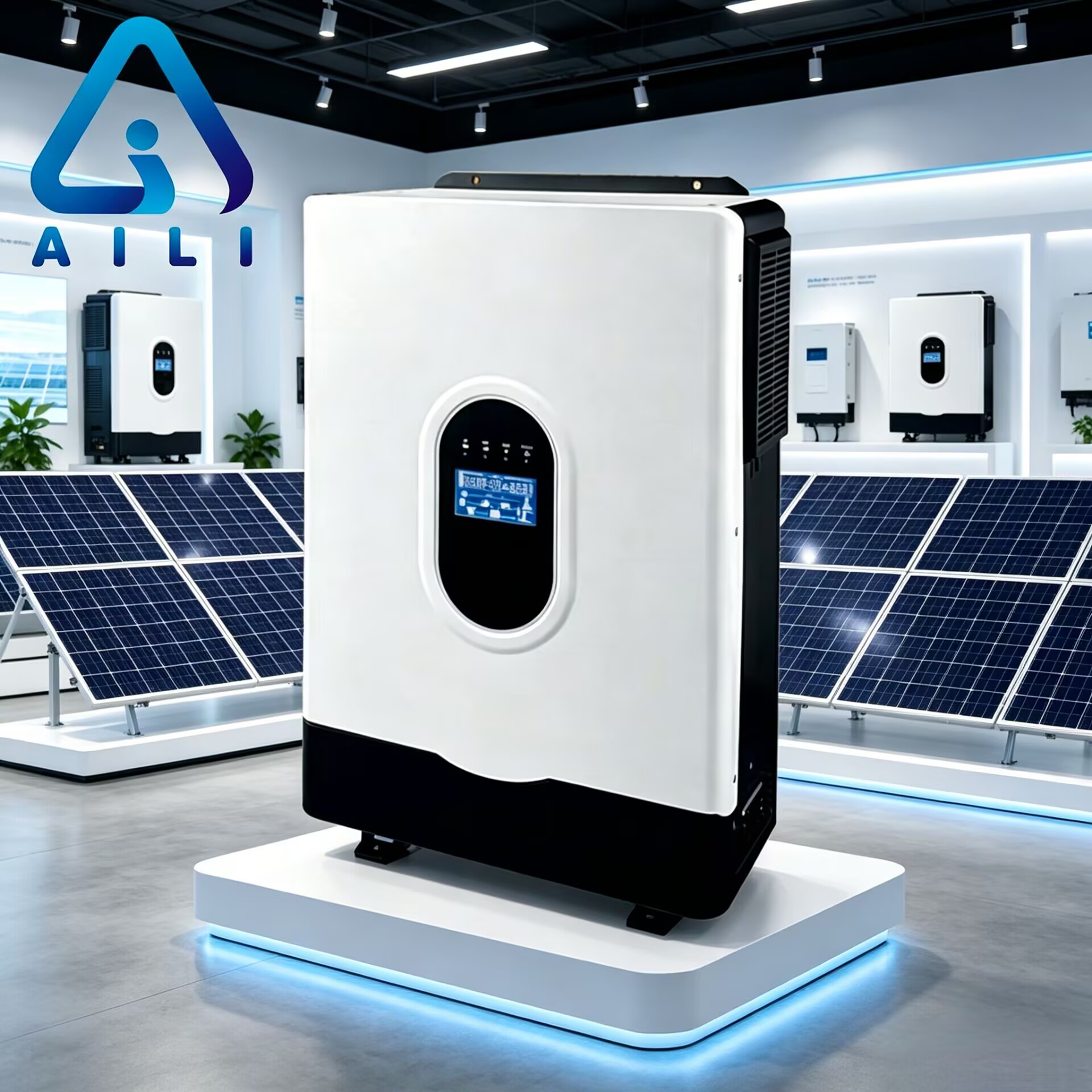 4.5KW 48V Dual Output Hybrid Solar Inverter 10kVA All-in-One MPPT PV System for Home Backup Battery Storage