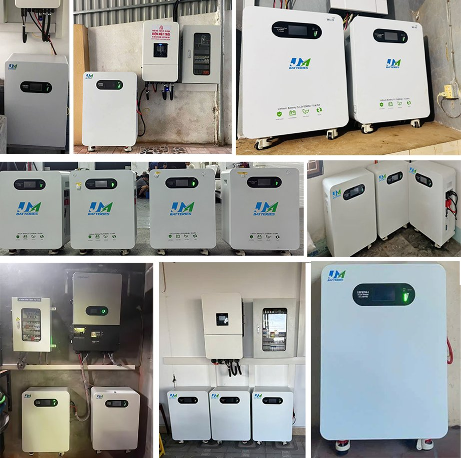 Jm Support Dealer Cooperation 48V Lithium Solar Battery 15kwh 16kwh Deep Cycle Home Energy Storage