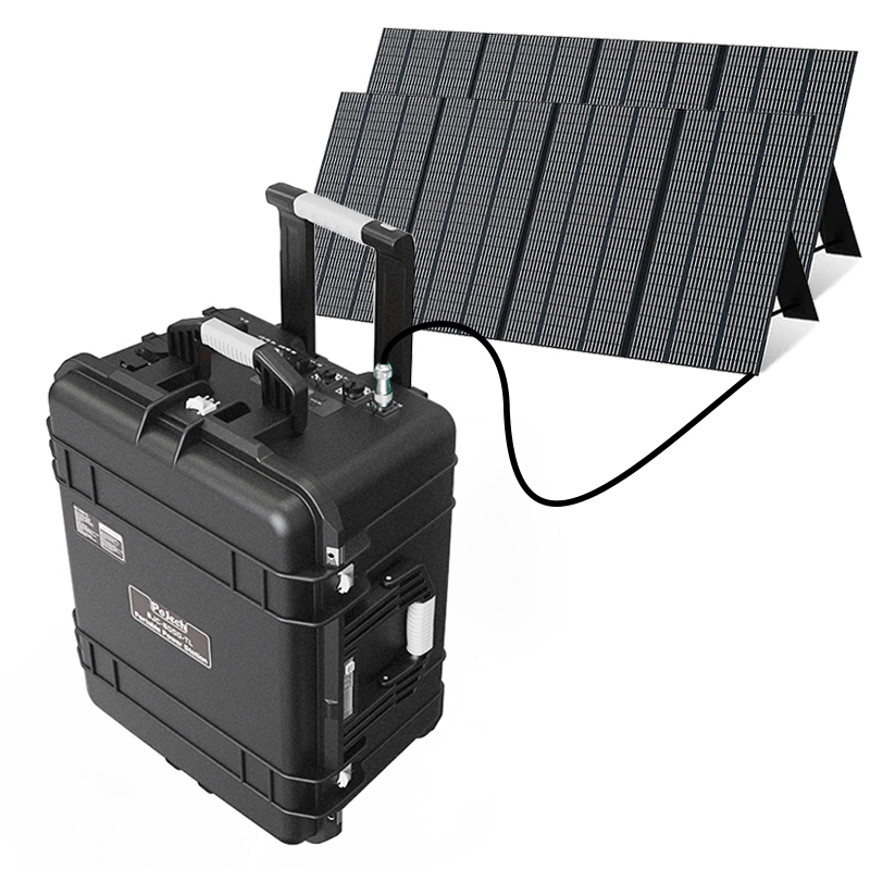 Portable LiFePO4 Electric Solar Generator 6000W Power Station With Solar Panel For Outdoor Camping And Emergency Backup