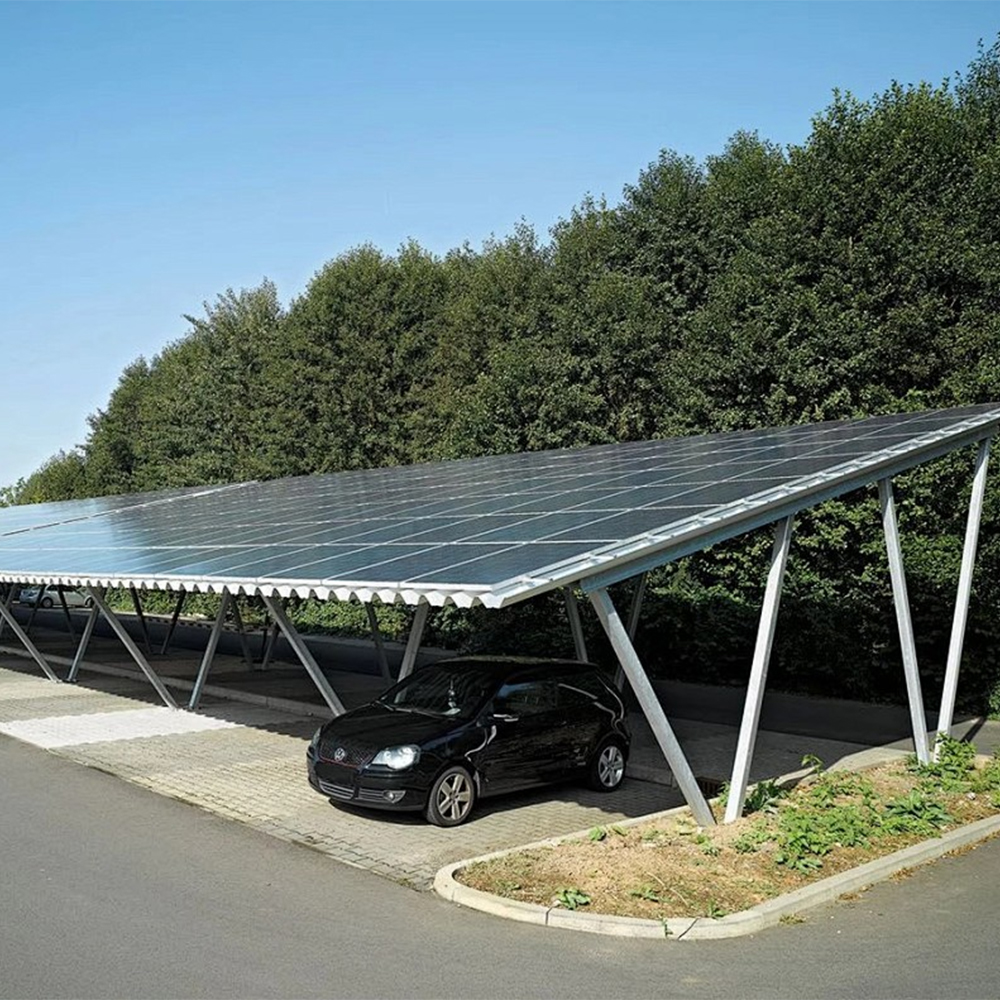 High Efficient Solar Carport Rack Solar Panel Mounting System Universal Solar Mounting System