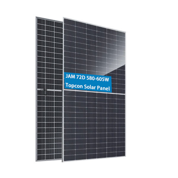 Premium 580W-605W Bifacial Mono Solar Panel JAM72D40MB 590W 600W Monocrystalline N-type Bifacial Solar Panels In Stock