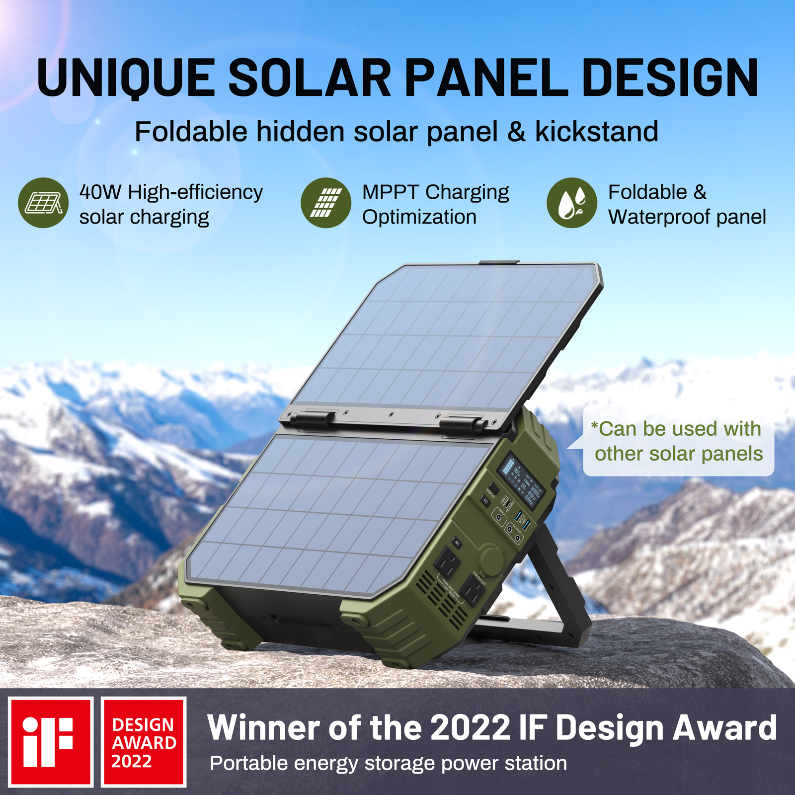 Outdoor Solar Energy Setup