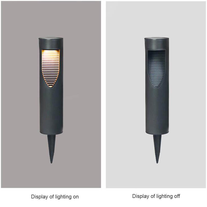 Cylindrical Outdoor Waterproof Solar Garden Lawn Light