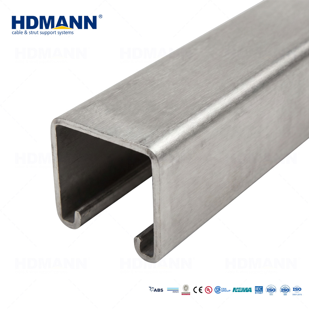 Hdmann CE Certification Industrial Grade Rust Proof Galvanized Strut Channel Solar Panel Ground Mount Racking System Unistrut