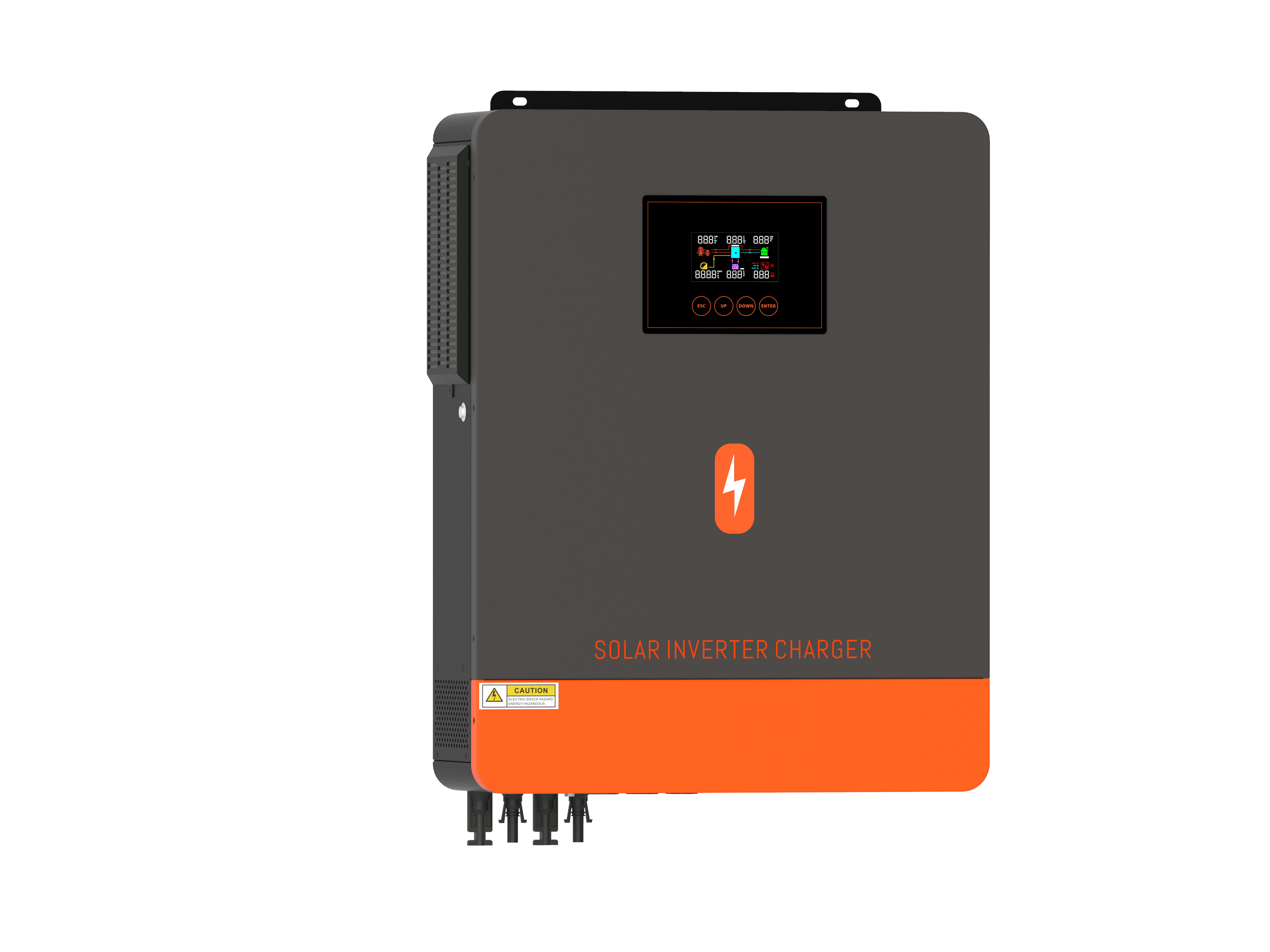 PowMr 10KW 10.2KW 48V DC 220/230V AC Pure Sine Wave Solar Inverter Double MPPT On/Off Grid Solar Hybrid Inverter