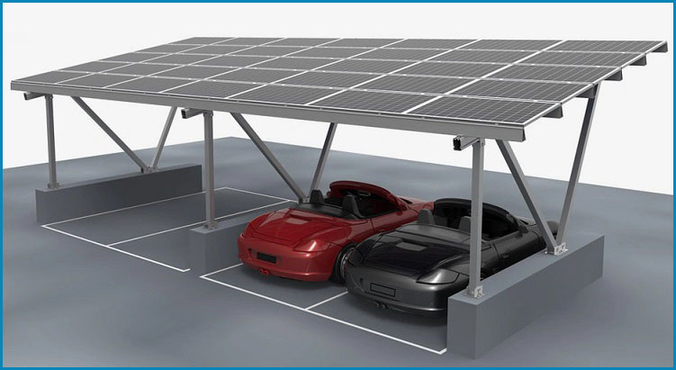 Aluminum Solar Carport TP-AC01 Installation