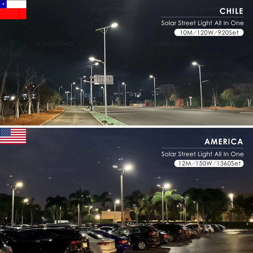 Solar Street Light Waterproof Ip65 Outdoor 100w 200w 300w All in One Solar Street Light