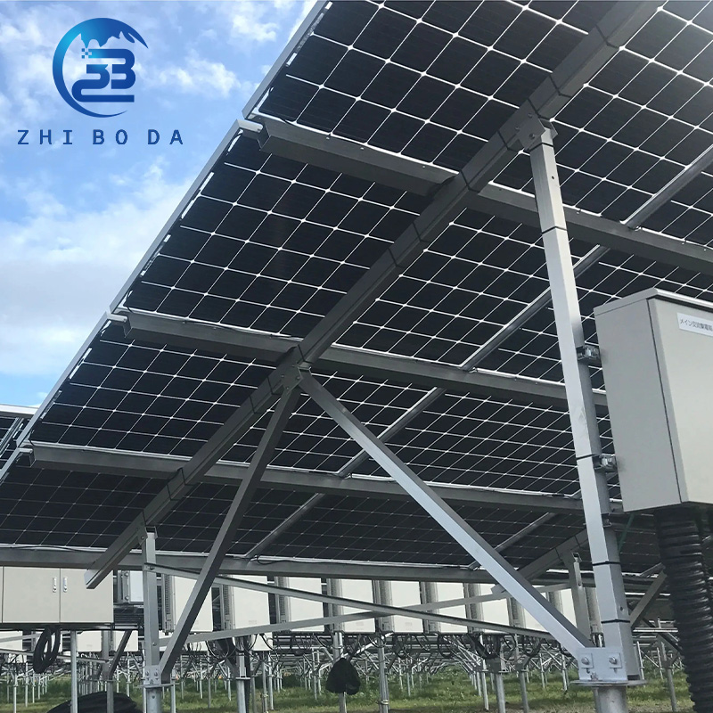 Waterproof Outdoor Commercial Solar Panel Support Frame Structure Solar Mounting Structure Ground Racking System
