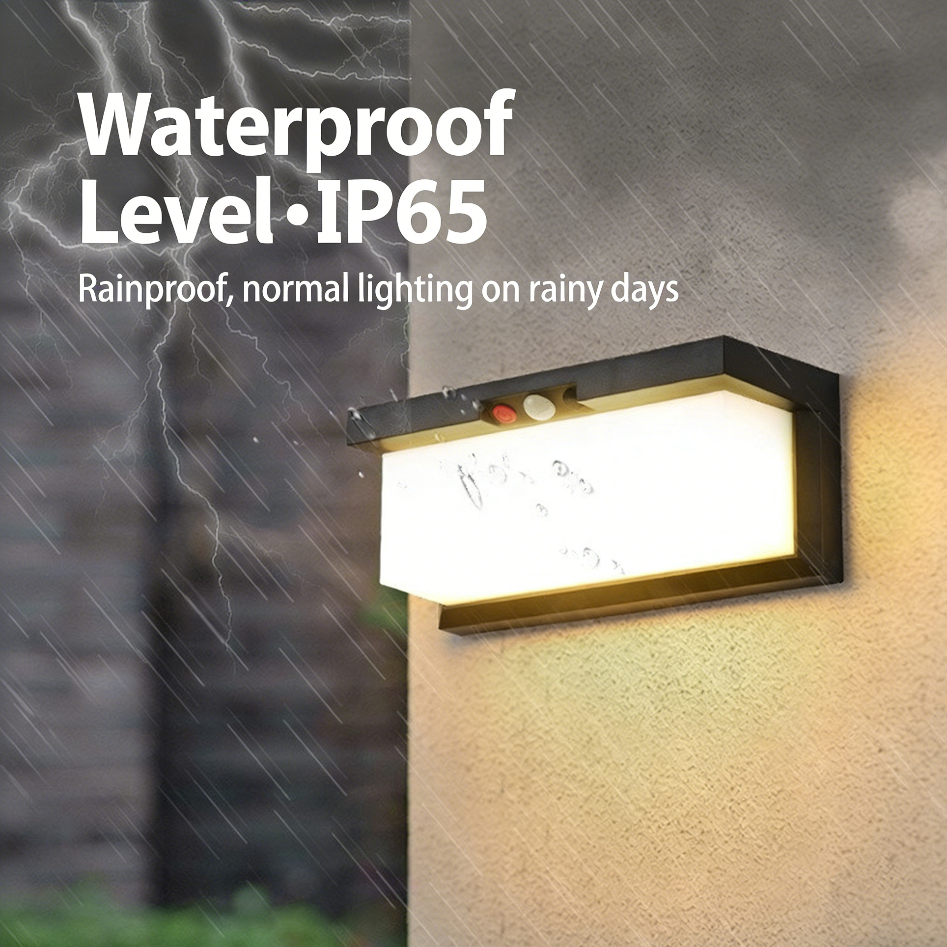 Solar Motion Sensor Waterproof Light, Wireless Ultra-Bright Garden Street Lamp For Villa Patio Walkway