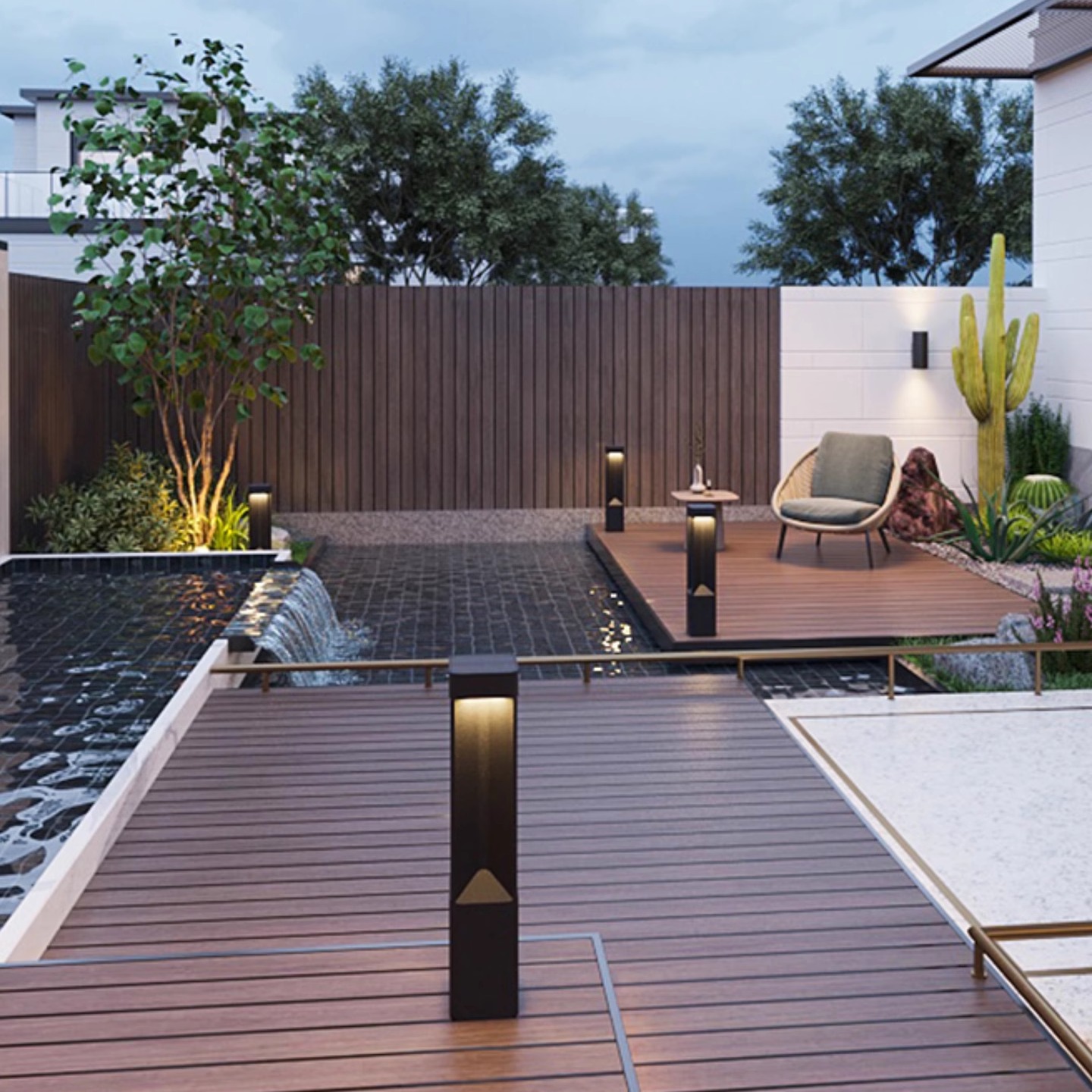 LED Lawn Light Outdoor Waterproof IP65 Aluminum Warm Light 270 Beam Angle For Garden Villa Landscape Park Path Grass