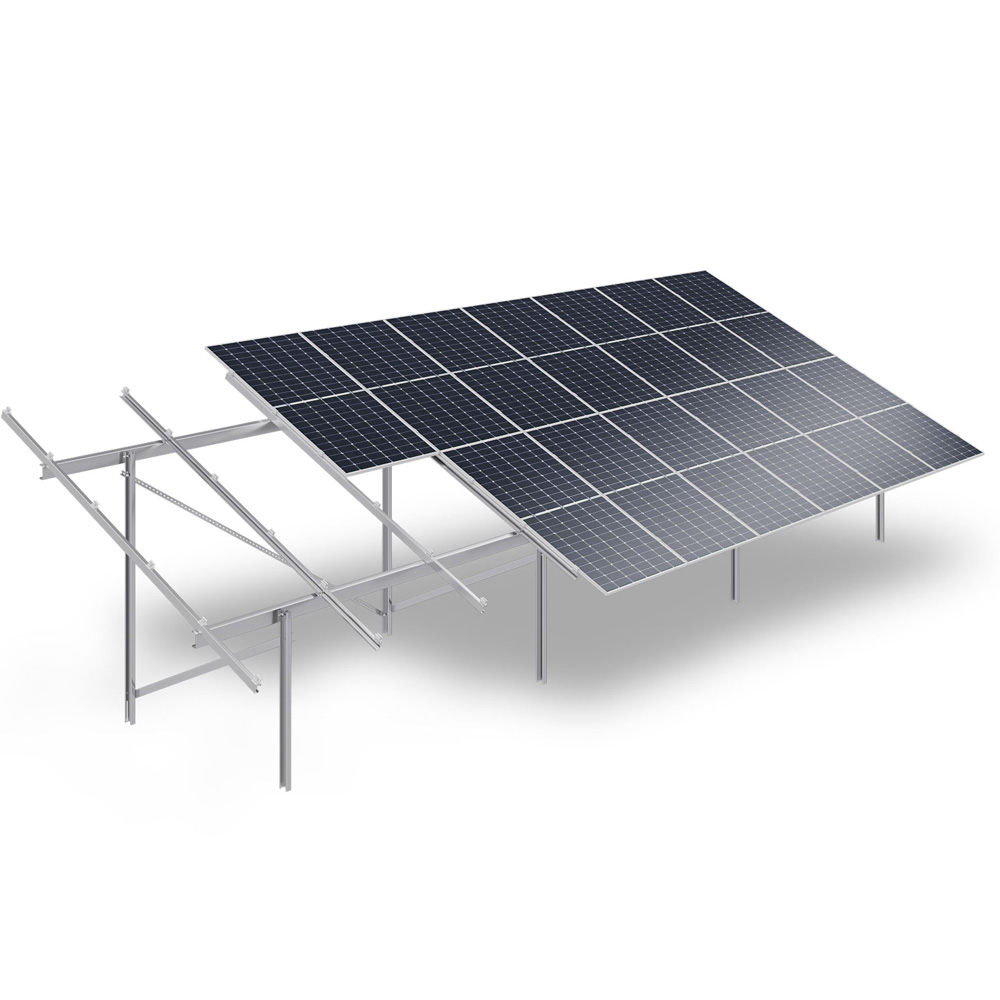 Pre-assembled Double-column Solar Mounting System