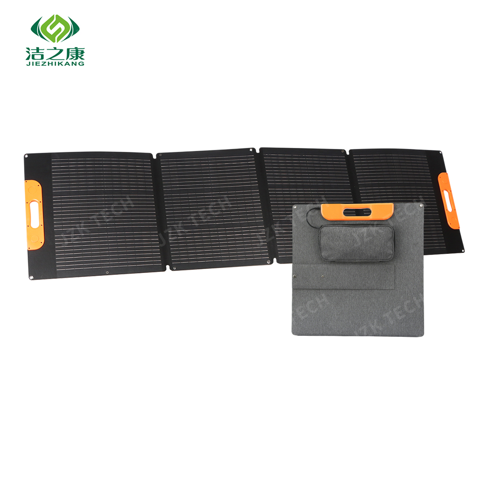 200W Portable Solar Generator Solar Panel Foldable Waterproof Camping Power Supply Outdoor Charger Complete Energy Storage Kit