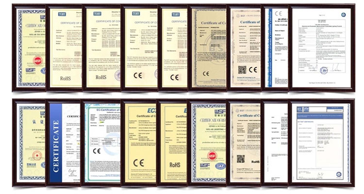 Product quality certifications