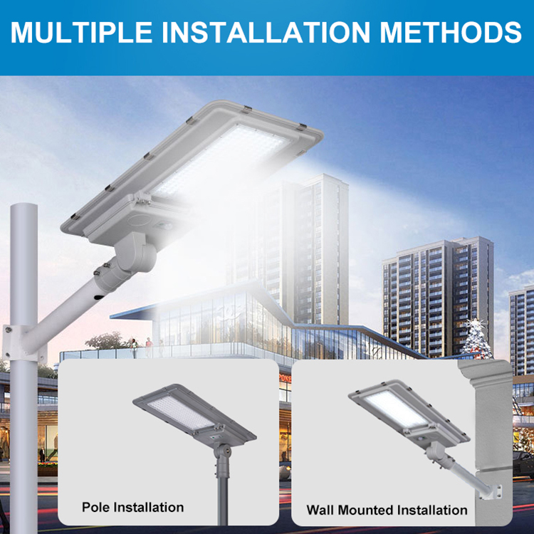 High Performance Ip65 Waterproof Outdoor Road Lamp 100W 200W 300W Aluminum Solar Led Street Light