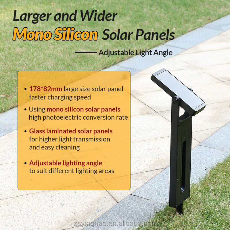 Outdoor Brightest Solar Pathway Light Waterproof Walkway Patio Front Yard LED Exterior Solar Powered Landscaping Lights