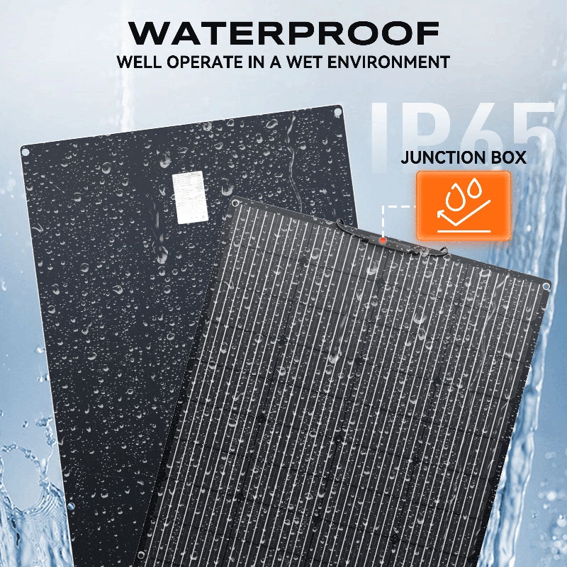 High Quality 200W 300W Rollable Amorphous Silicon Thin Film Flexible Solar Panel For RV Boats Marine With Factory Price