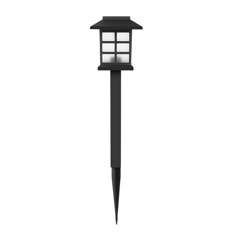 Solar LED Retro Landscape Ground Stake Light for Garden Courtyard Small Palace House Outdoor with IP65 Rating DC Power Supply