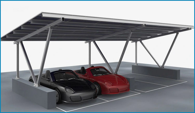 Aluminum Solar Carport TP-AC01 Design