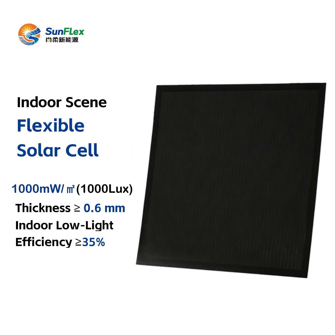 Flexible Perovskite Solar Modules Solar Energy Cell Indoor 0.6mm Thickness Pv Solar Panels Low Light Environment Without Lamp