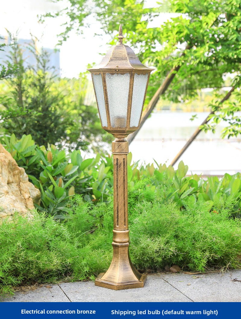 Wholesale 0.8m-4.5m Solar/Electric Outdoor Waterproof Courtyard Light Garden Park Lawn Lamp Community Street Light