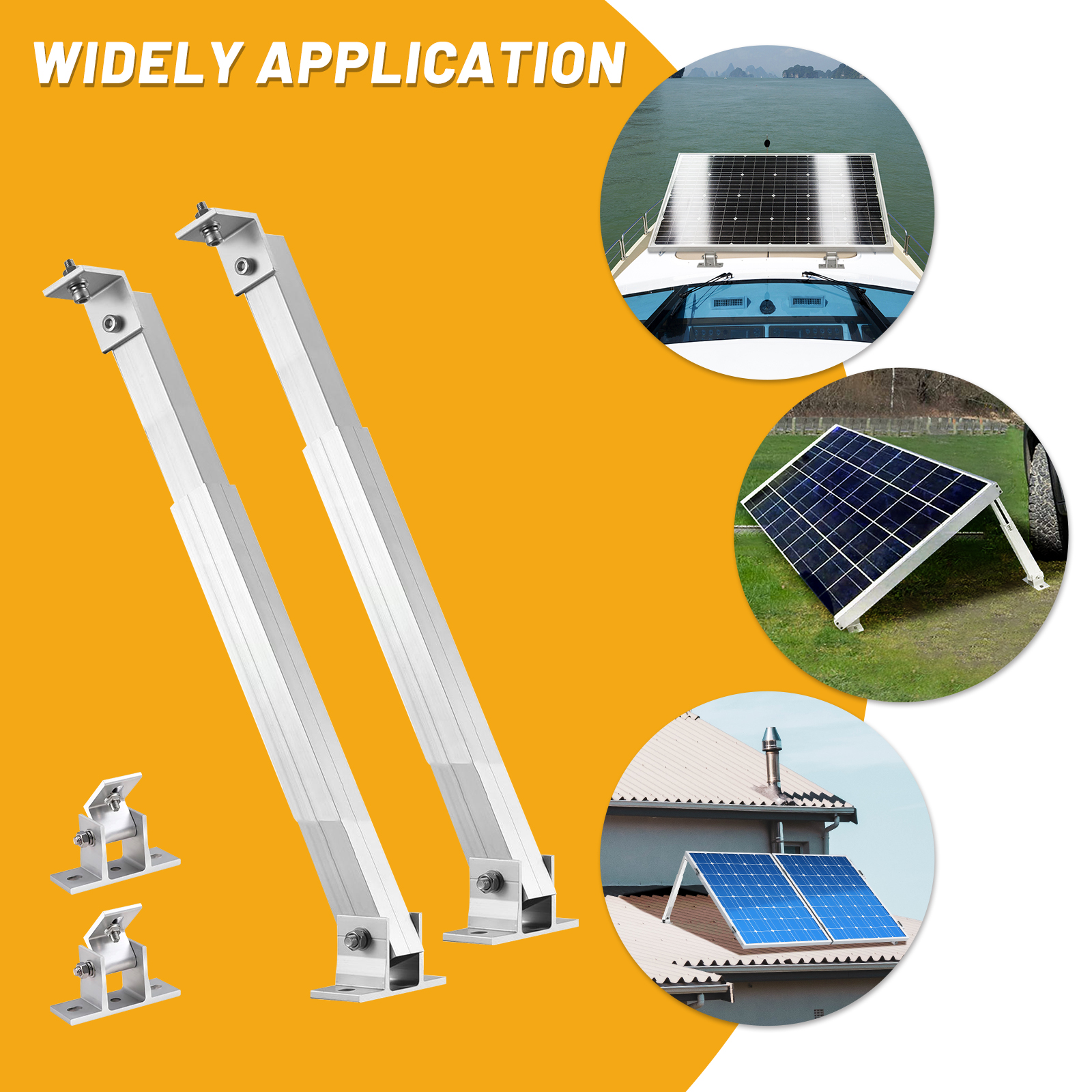 Solar Panel Tilt Mount Bracket Setup