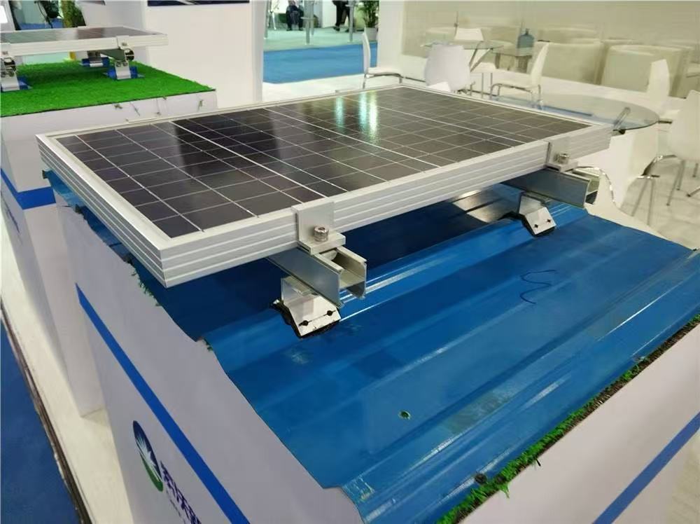 Customizable Aluminum Alloy Solar Panel Brackets with Adjustable Stand Mounting Structure for Solar Rooftop Systems