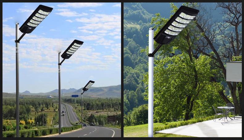 New All-in-one Solar Street Light Waterproof Human Body Induction Outdoor Light Integrated Household Courtyard Road Lighting