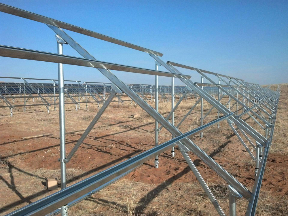 Fixed Tilt Solar Mounting System Zn-Al-Mg Coated Steel Ground Racks for Reliable Support Manufacturer