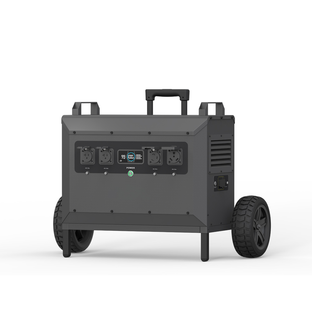E-Nice Portable Power Station 3-5kW LiFePO4 Solar Panel Car Compatible MPPT Controller Cigar Lighter Easy to Carry