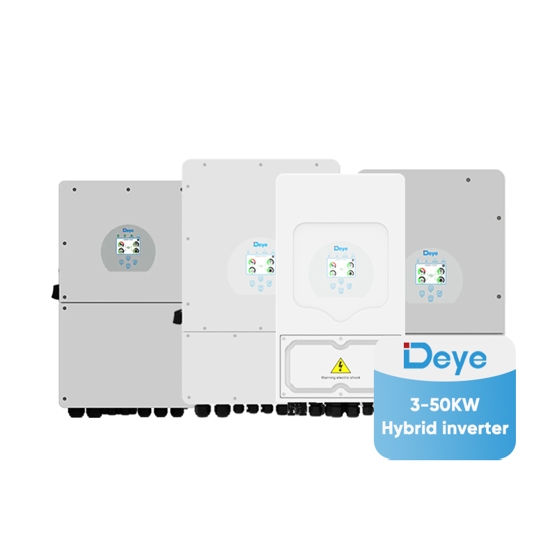 Deye 100KW 125KW Three Phases High Voltage Hybrid Solar Inverter SG02HP3 New Series Industrial Energy Storage