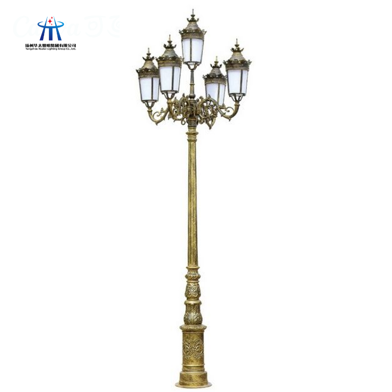 15ft 16ft 17ft 18ft European New Type Outdoor Decorative Led Garden Lights Pole Light Garden Lawn Lamps Lighting