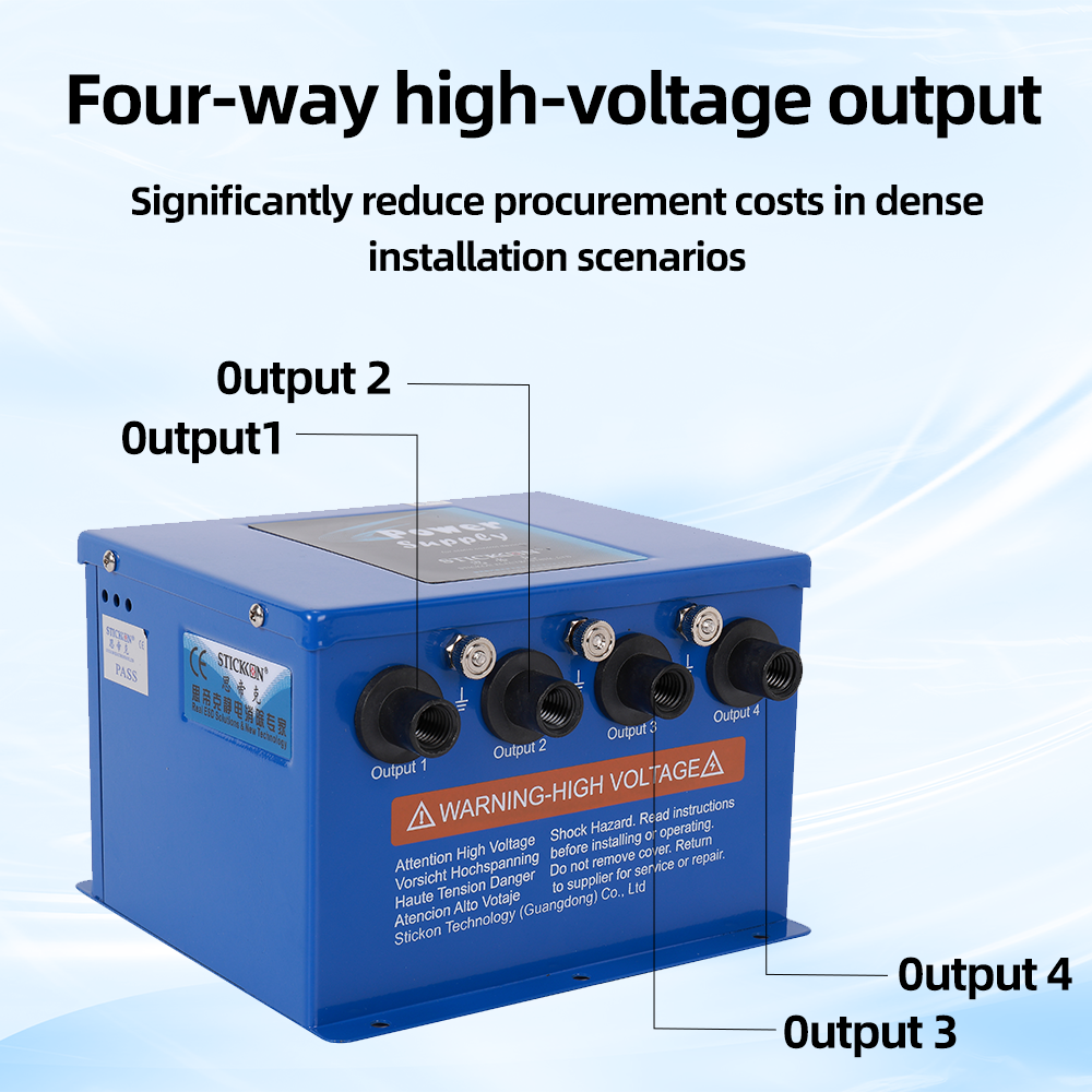 STICKON ST-401A High Voltage Ion Generator 110V/220V Input 50/60Hz Output For Industrial Electrostatic Work With Static Gun