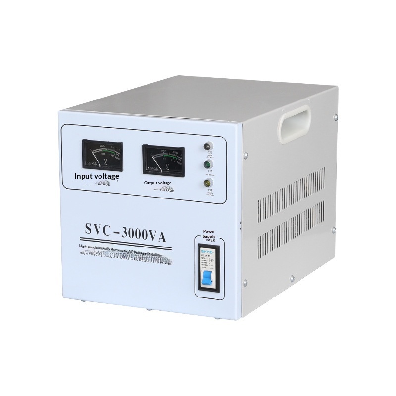 Household Single-Phase Fully Automatic AC Voltage Stabilizer 220V 5KW-60KW Customizable Voltage Wall-Mounted