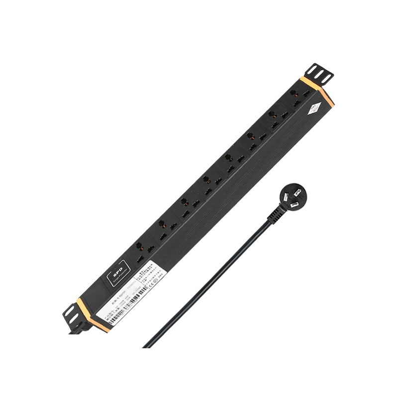 Steel Network Server Cabinet Eight Port Lightning Protection PDU Power Distribution Unit