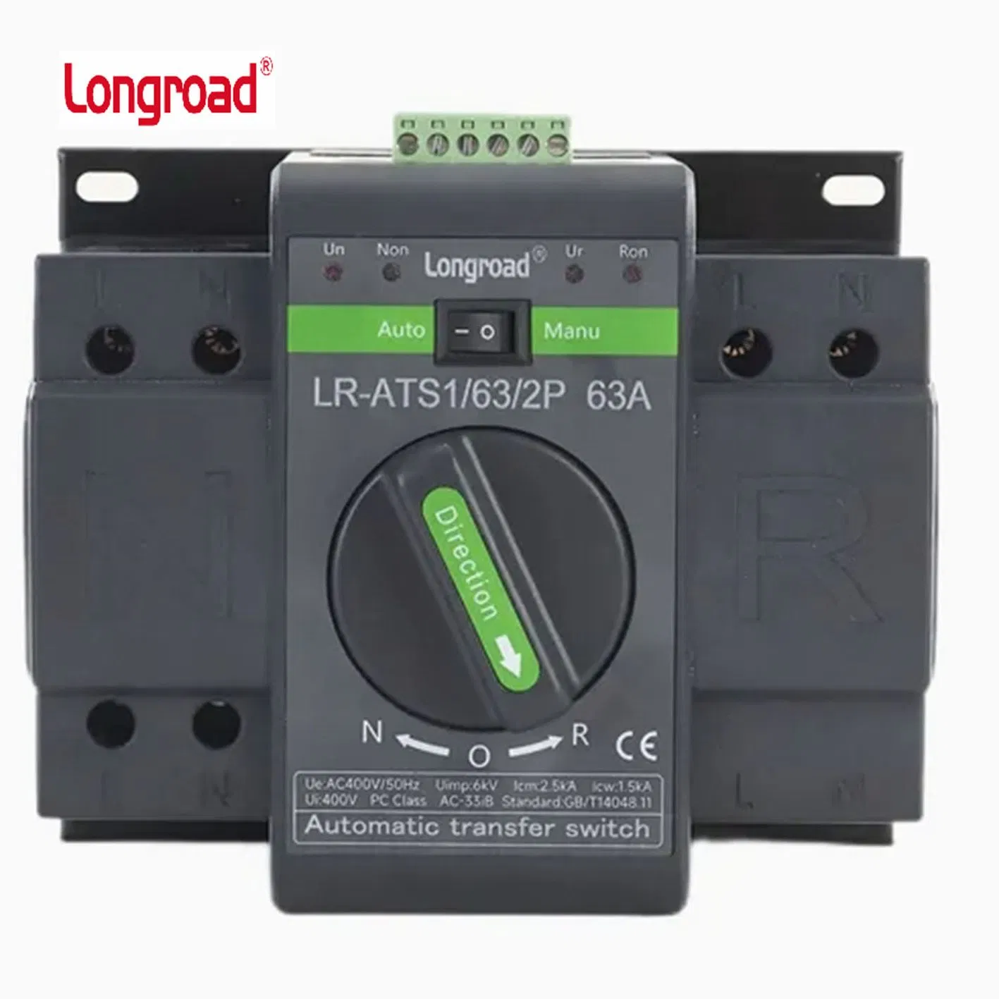 4p DIN Rail ATS PV Inverter Dual Power Automatic Transfer Switches