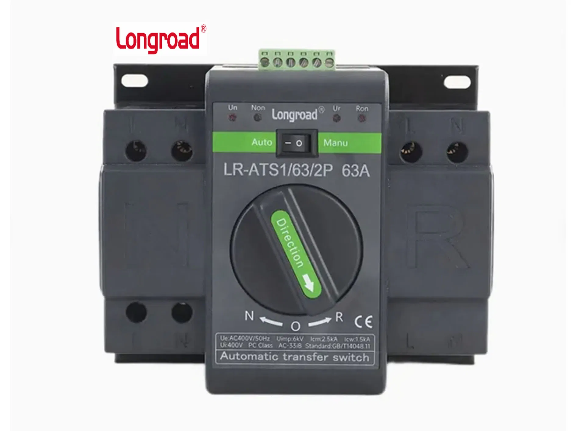 4p DIN Rail ATS PV Inverter Dual Power Automatic Transfer Switches