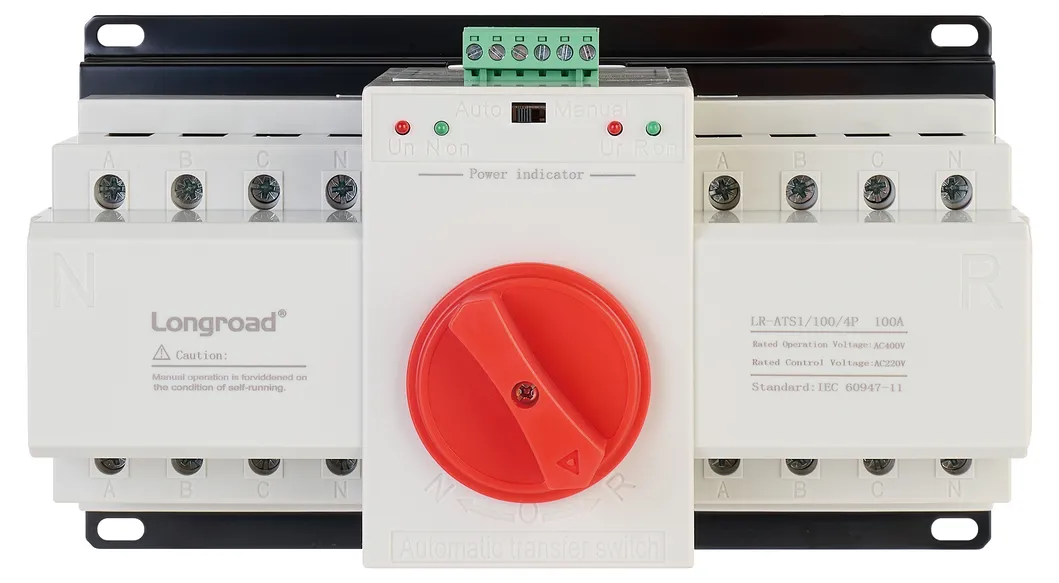4p DIN Rail ATS Dimensions