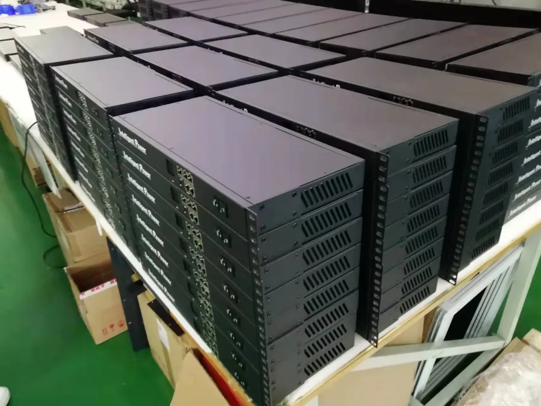 PDU Cabinet Power Strip (16A/32A) 12-Outlet Server Room Power Distribution Unit with 32A Vertical-Mount Industrial Plug