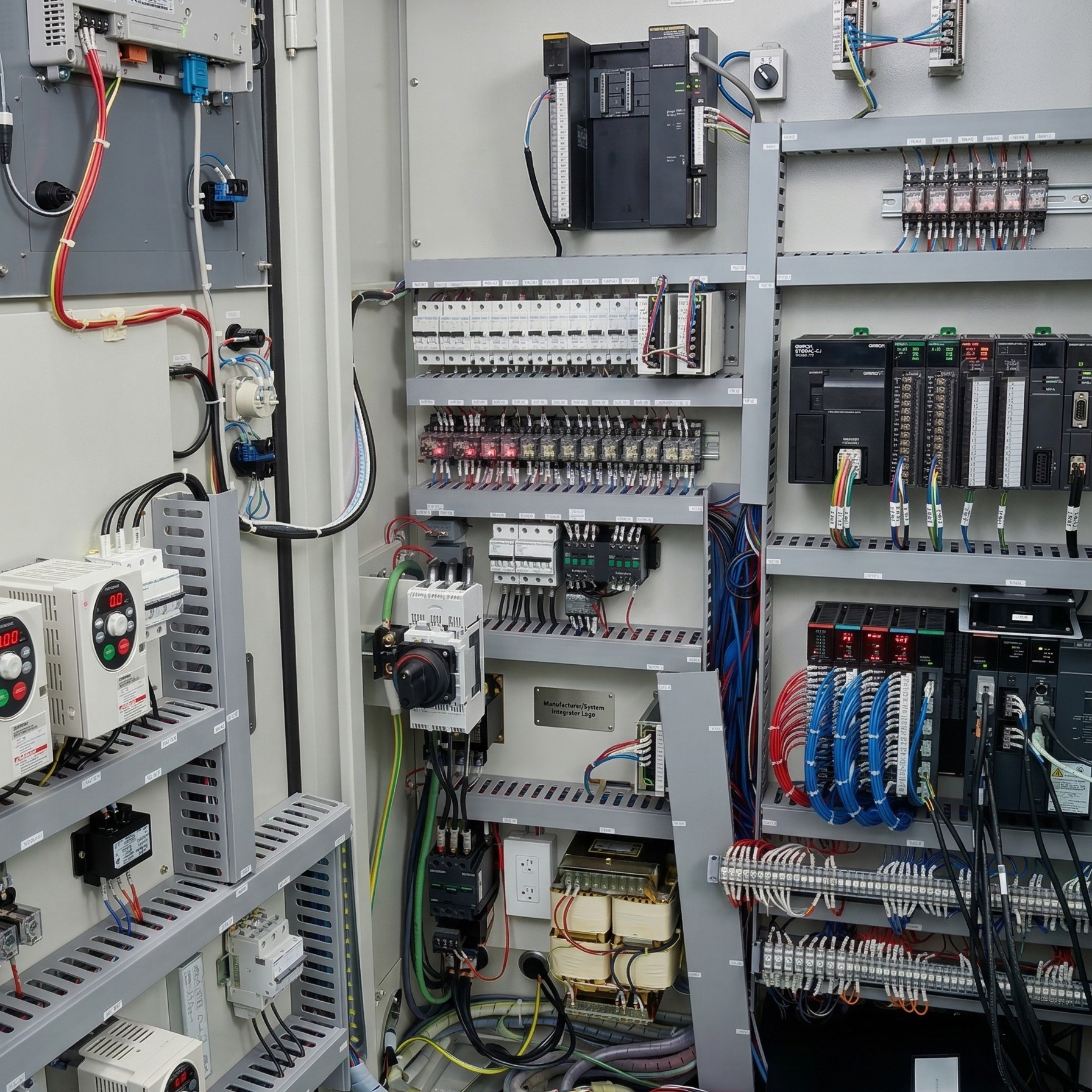 Custom Low Voltage Power Distribution Board, Industrial Electrical Control Cabinet, HV Switchgear, Circuit Design &amp; Assembly