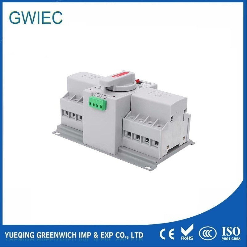 50A 32A Automatic Change Over Changeover Power ATS Transfer Switch Hot Sale