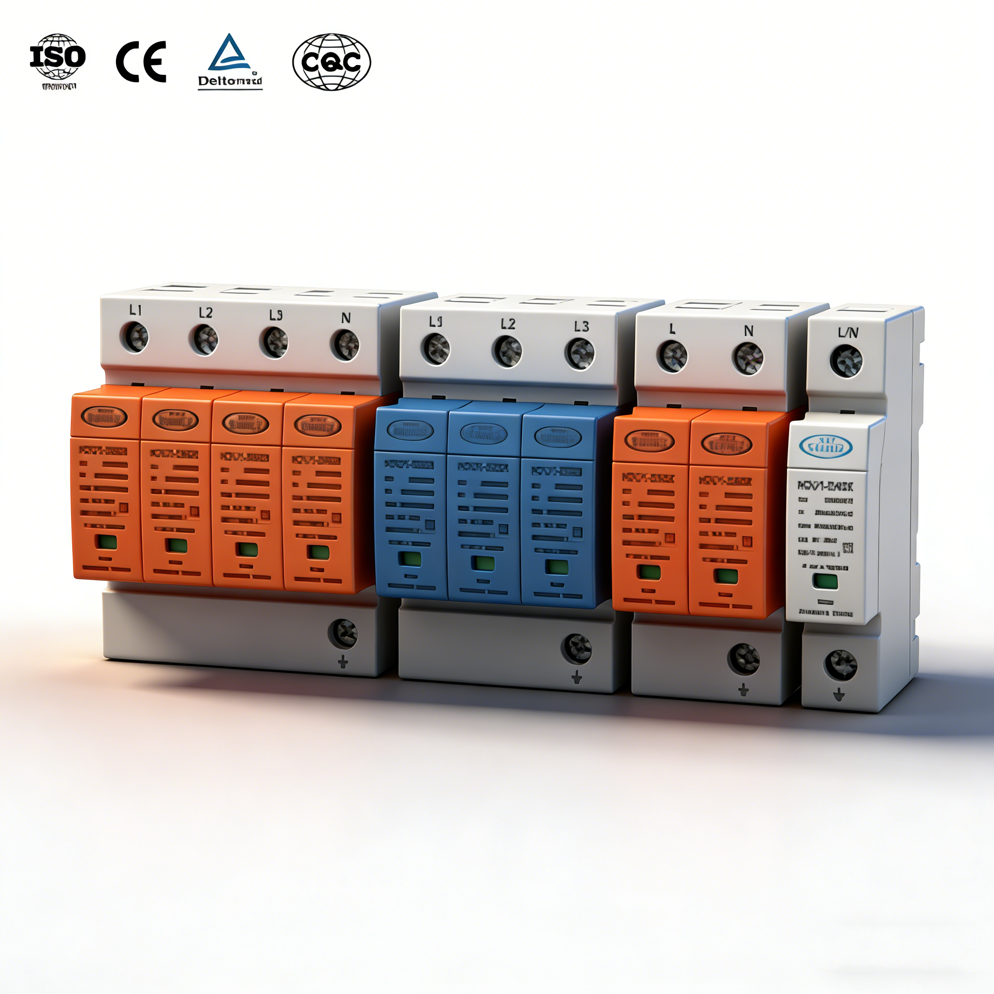 Factory Hot Sale T2 CE Certified Transient Voltage HDU1-II40X 385V 40KA 4POLE Surge Suppressor Voltage Protector