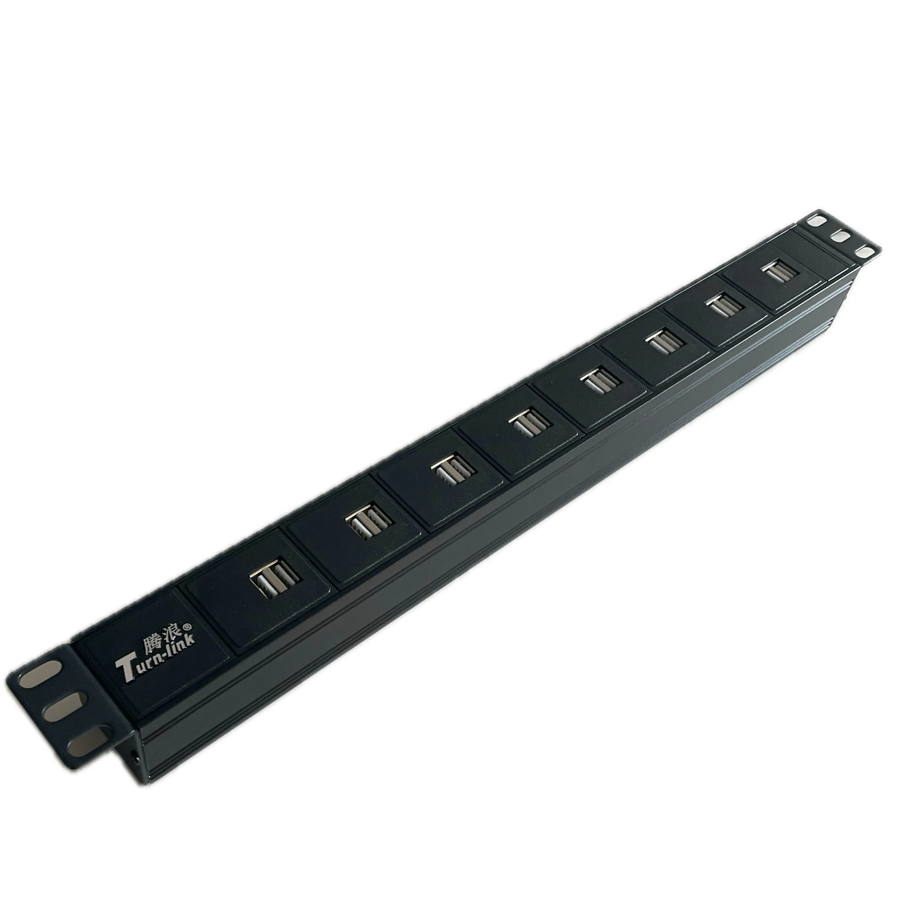 19 Inch USB Interface Power Distribution Unit Rack PDU
