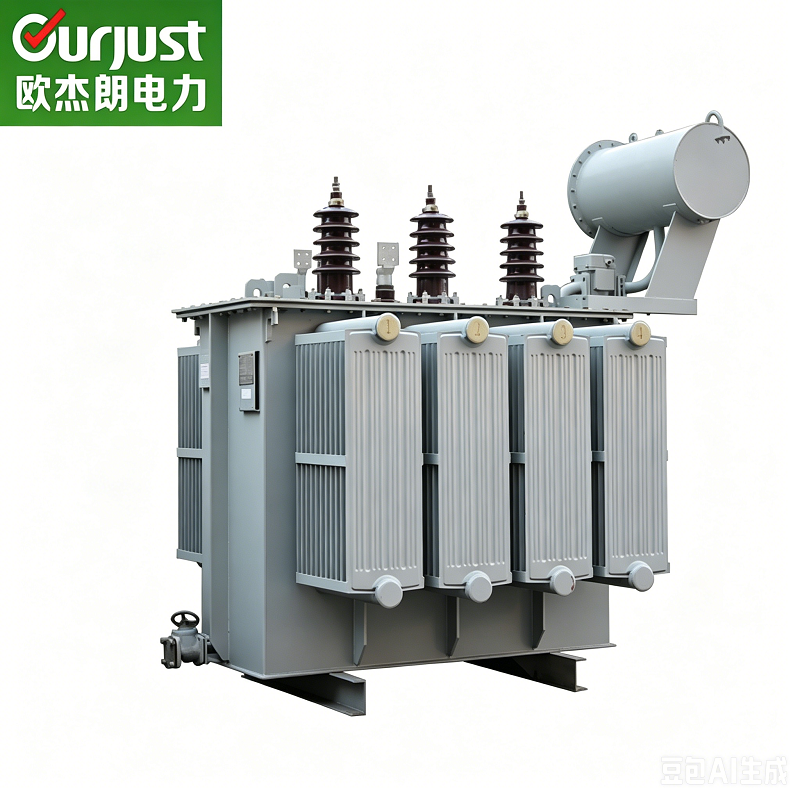 Ourjust Durable Three Phase High Frequency Oil-Immersed Isolation Transformer Low Loss Long-Life Industrial Equipment Solar