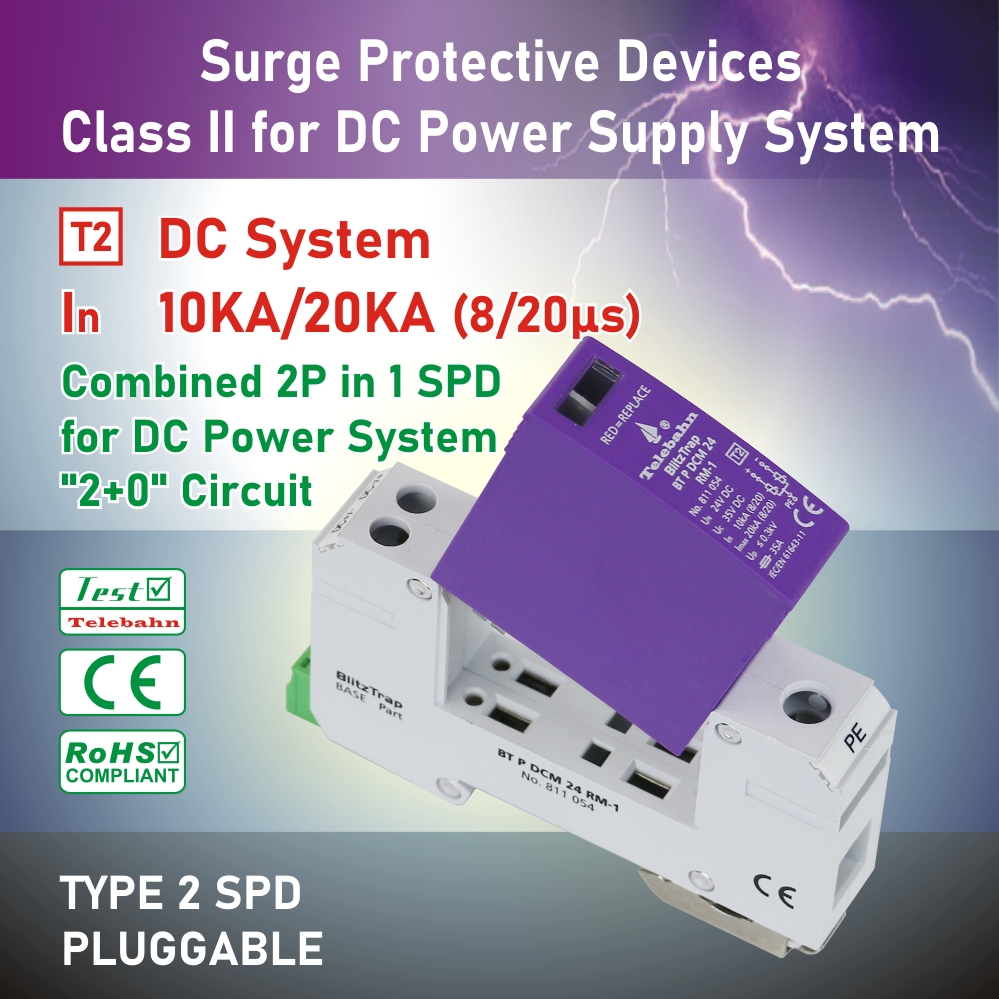 Telebhn 48V DC SPD Surge Protective Device | Factory Direct Shipment | Customizable