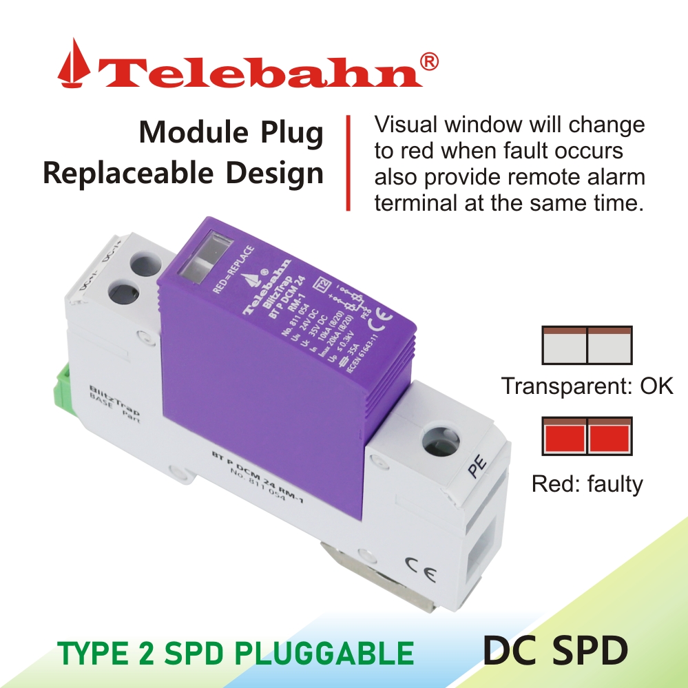 Telebhn 48V DC SPD Surge Protective Device | Factory Direct Shipment | Customizable