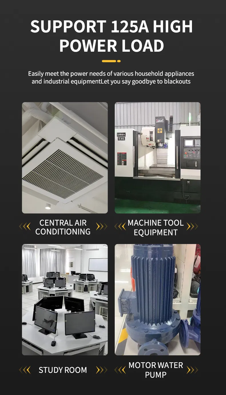 63A ATS with Built-in MCB 2p Automatic Transfer Switch 230V Dual Power Changeover with Circuit Breaker Protection