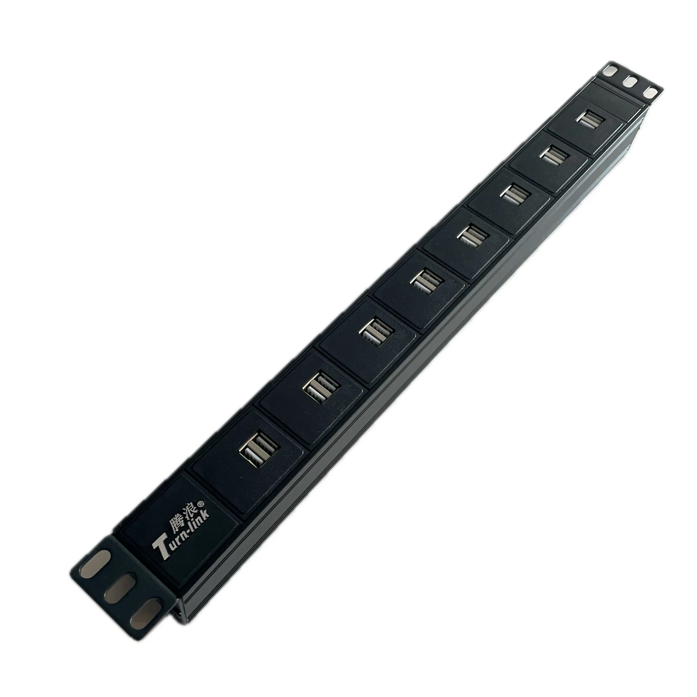 19 Inch USB Interface Power Distribution Unit Rack PDU