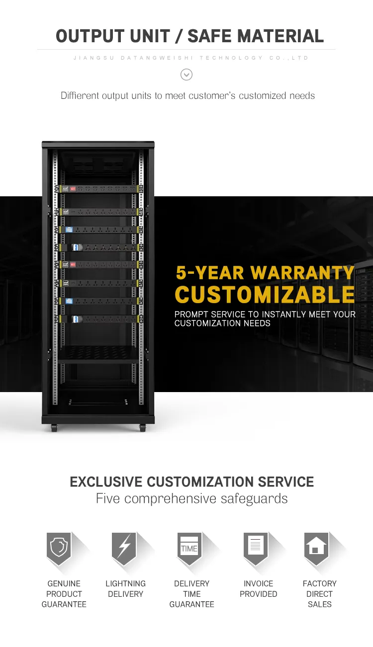 Us Standard PDU - Remote Monitored Rack Mount Power Distribution Unit for Power Equipment